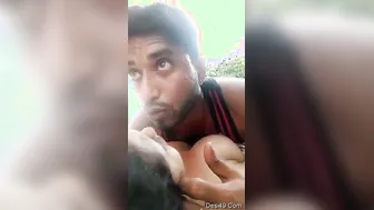 Village Couple Fucking Outdoors In The Fields After Dark