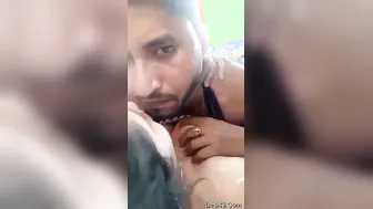 Village Couple Fucking Outdoors In The Fields After Dark