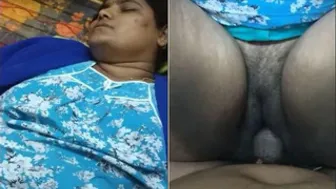 Horny Indian Wife Moaning While Hubby Pounds Her Hard Tonight