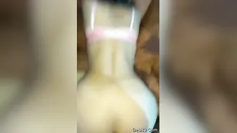 Married Woman Getting Doggy Fucked While He Fingers Her Wet Pussy