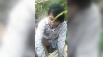 Village GF Getting Fucked Outdoors By Her Boyfriend