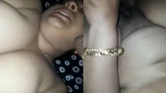 Husband Sharing His Slutty Wife With Friend For Threesome Fun