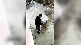 College Babe Getting Pounded Outdoors Behind Campus Buildings