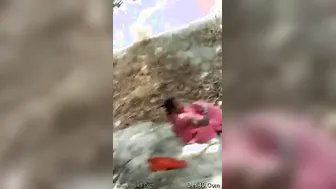 Village Couple Caught Fucking Behind The Temple By Neighbors