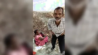 Village Couple Caught Fucking Behind The Temple By Neighbors