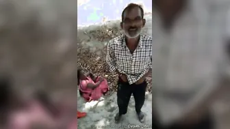 Village Couple Caught Fucking Behind The Temple By Neighbors
