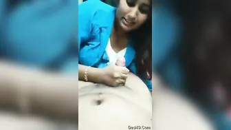 My GF Riding Me Hard After Giving Sloppy Blowjob At Home