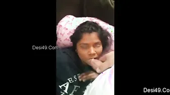 Cute Desi GF Sucking My Cock After College In Bedroom