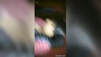 Busty Bhabhi Stroking My Hard Cock With Both Hands Slowly