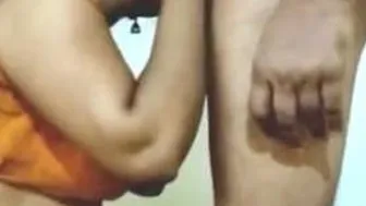 Aunty In Saree Stripping To Reveal Her Body For Her Man