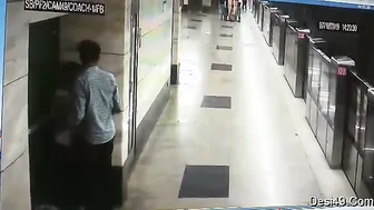 GF Sucking Boyfriend Cock At Metro Station Caught On Clip