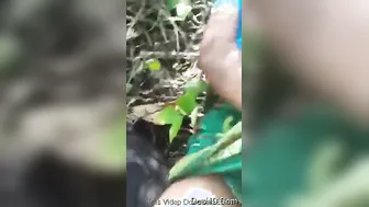 Desi GF Getting Banged Hard Outdoors In Risky Public Sex