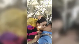 Village Couple Hiding In Fields For Wild Outdoor Fucking