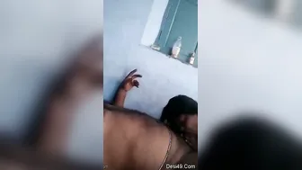 Tamil Aunty On Her Knees Sucking Cock Like A Hungry Slut