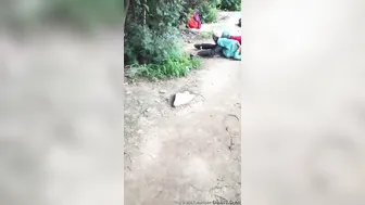 Taking This Slut Outside The City Fucking Her In The Open Fields