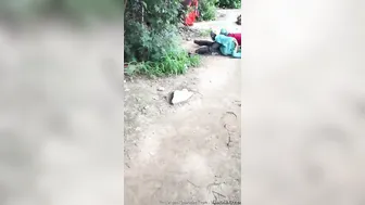 Taking This Slut Outside The City Fucking Her In The Open Fields