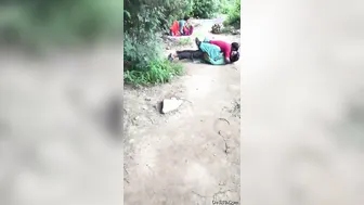 Taking This Slut Outside The City Fucking Her In The Open Fields