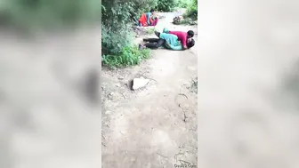 Taking This Slut Outside The City Fucking Her In The Open Fields