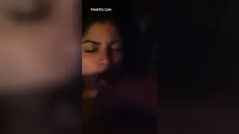 Mature Indian Aunty Giving Boyfriend Passionate Blowjob At Home