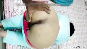 Married Bhabhi Getting Drilled Doggy Style Moaning So Fucking Loud