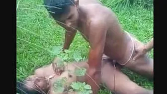 Village Couple Caught Fucking Behind The Fields By Locals Today