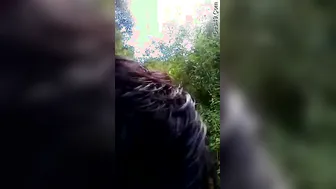 Desi Lovers Making Out Outdoors Before She Sucks Him Off Good