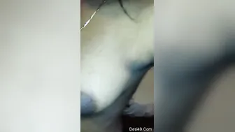 Curvy Boudi Squeezing Her Tits And Dripping Pussy After Sex