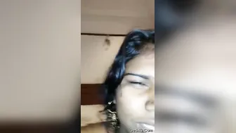 Curvy Boudi Squeezing Her Tits And Dripping Pussy After Sex