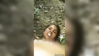 Village GF Getting Pounded Behind The Fields At Night