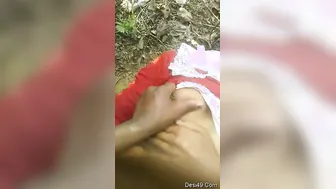 Village GF Getting Pounded Behind The Fields At Night