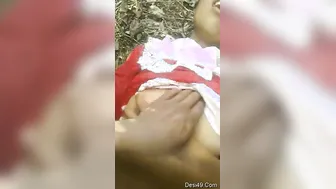 Village GF Getting Pounded Behind The Fields At Night