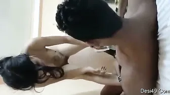 Horny GF Riding Boyfriend Dick Until She Cums Hard