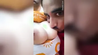 GF Letting Me Suck Her Tits Before Fucking Her Rough