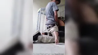 Young Desi Couple Fucking Wildly On Apartment Staircase