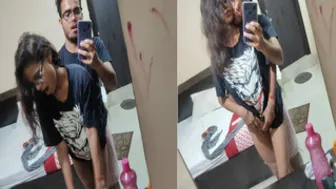 Desi GF Giving Sloppy Blowjob Until He Cums In Mouth