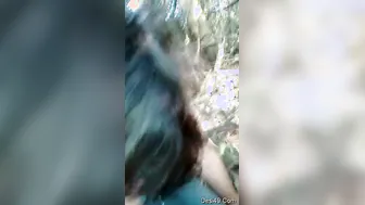 Slutty GF On Her Knees Sucking Dick In Public Place
