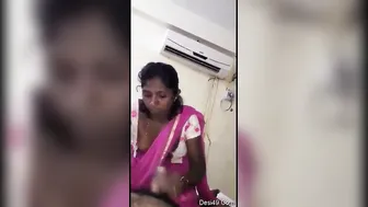 Village Maid Jerking Him Off Slowly Until He Cums Everywhere