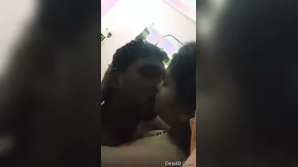 Indian Couple Making Out And Fucking In Their Bedroom Late