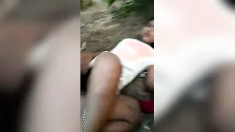 Young Village Teen Getting Fucked Outdoors Behind The Farm