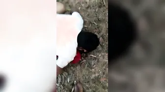 Young Village Teen Getting Fucked Outdoors Behind The Farm