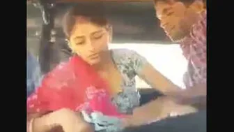 Married Woman Getting Fucked Hard In The Backseat Of His Car