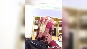 Horny Bhabhi Riding Her Man Until He Explodes Inside Her