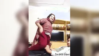 Horny Bhabhi Riding Her Man Until He Explodes Inside Her