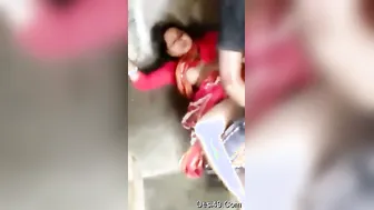 Boudi Standing Against Wall Getting Fucked From Behind Rough