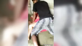 Boudi Standing Against Wall Getting Fucked From Behind Rough