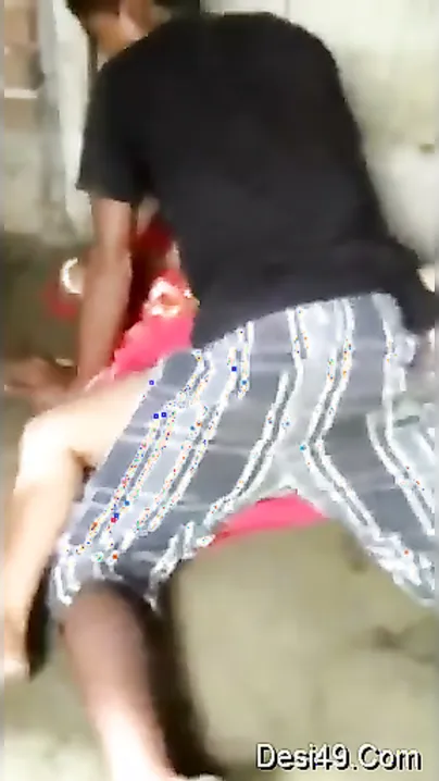 Boudi Standing Against Wall Getting Fucked From Behind Rough