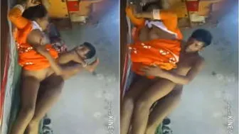 Village Couple Having Raw Sex In Their Small Bedroom At Night