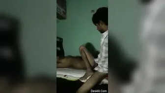 Homemade Sex Tape Of Desi Lovers Fucking In Private Bedroom