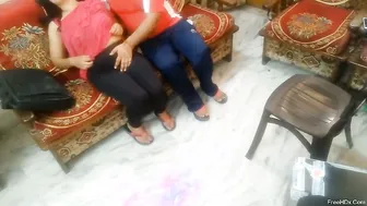 Bhabhi Giving Her Husband A Wet Blowjob Before Work This Am