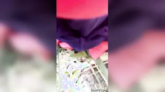 Fingering My GF's Wet Pussy Outdoors In Hidden Spot